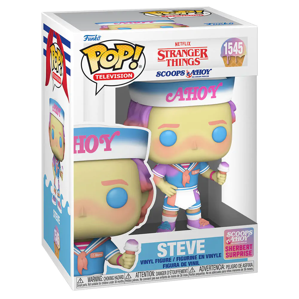 Figurină Funko POP Stranger Things Scoops Ahoy Steve poza produsului