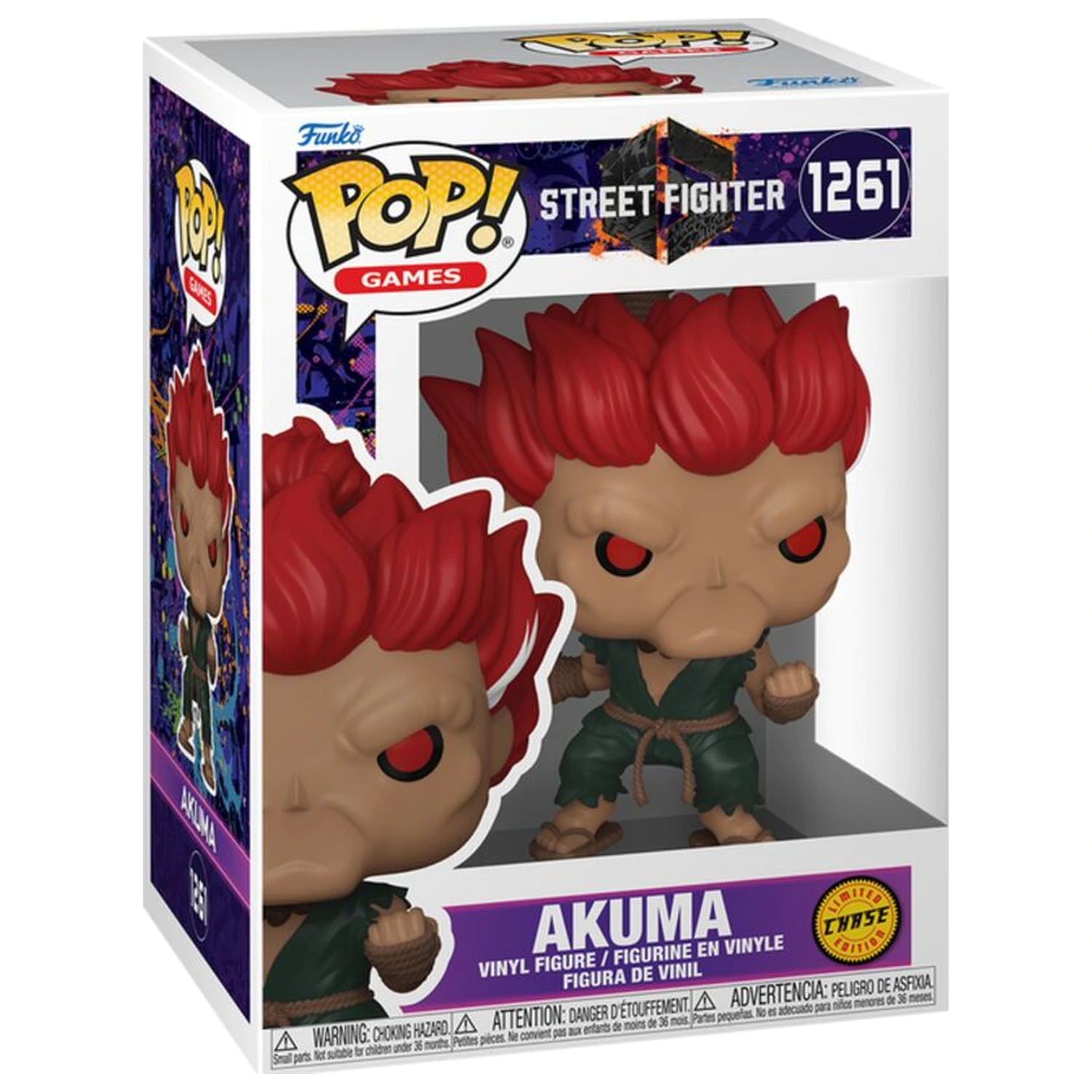 Funko POP figura Street Fighter Akuma Chase poza produsului
