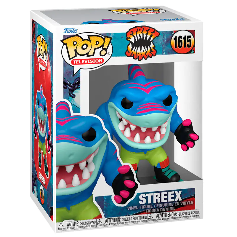 Figurină Funko POP Street Sharks Streex poza produsului