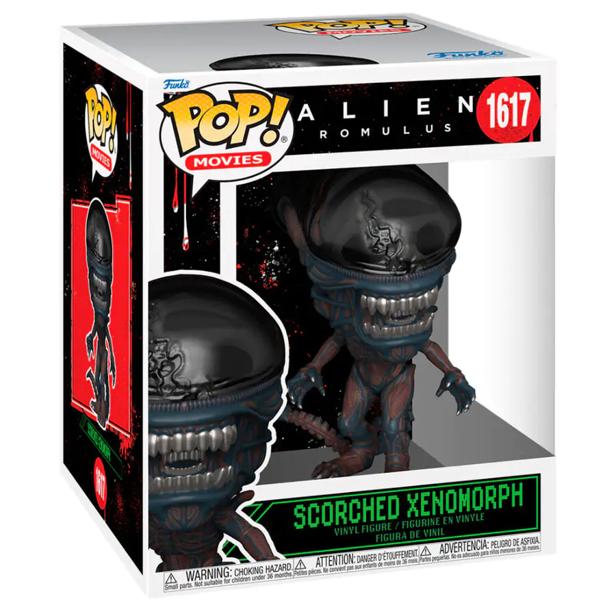 Figurină Funko POP Super Alien Romulus Xenomorph Carbonizat poza produsului