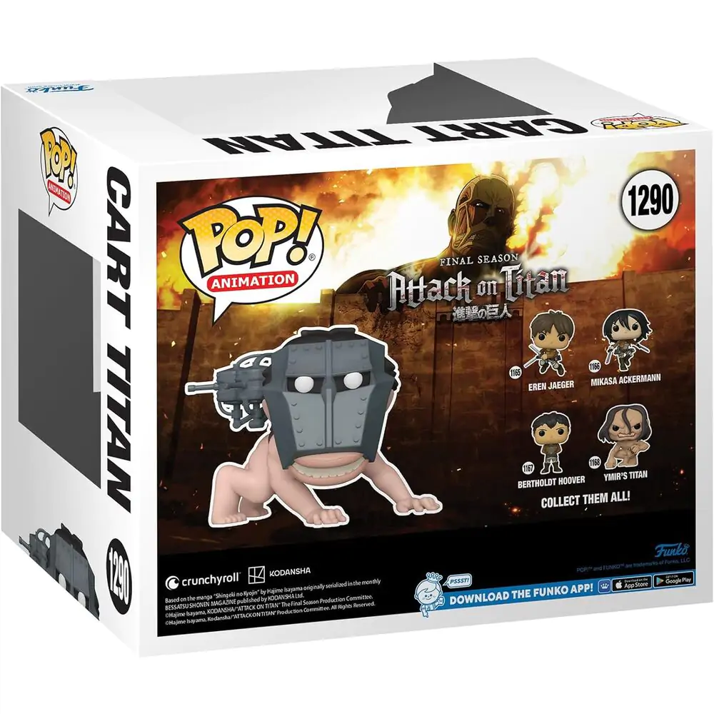 Figurină POP Super Attack On Titan Cart Titan Exclusive poza produsului