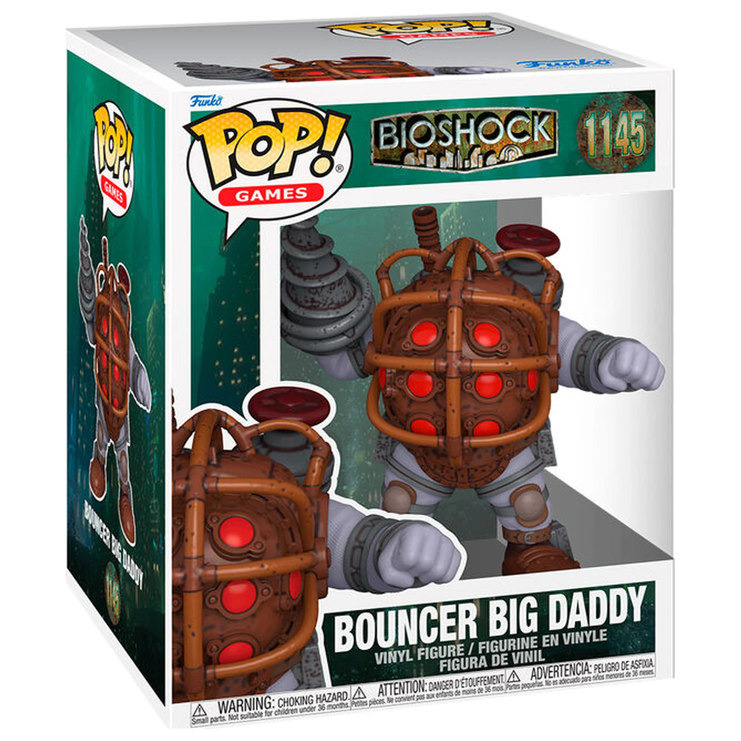 Figurina Funko POP Super Bioshock Bouncer Big Daddy poza produsului