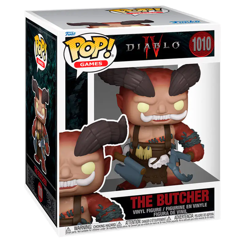 Figurină de Vinil Funko POP! Games Supradimensionată Diablo 4 The Butcher 15 cm poza produsului