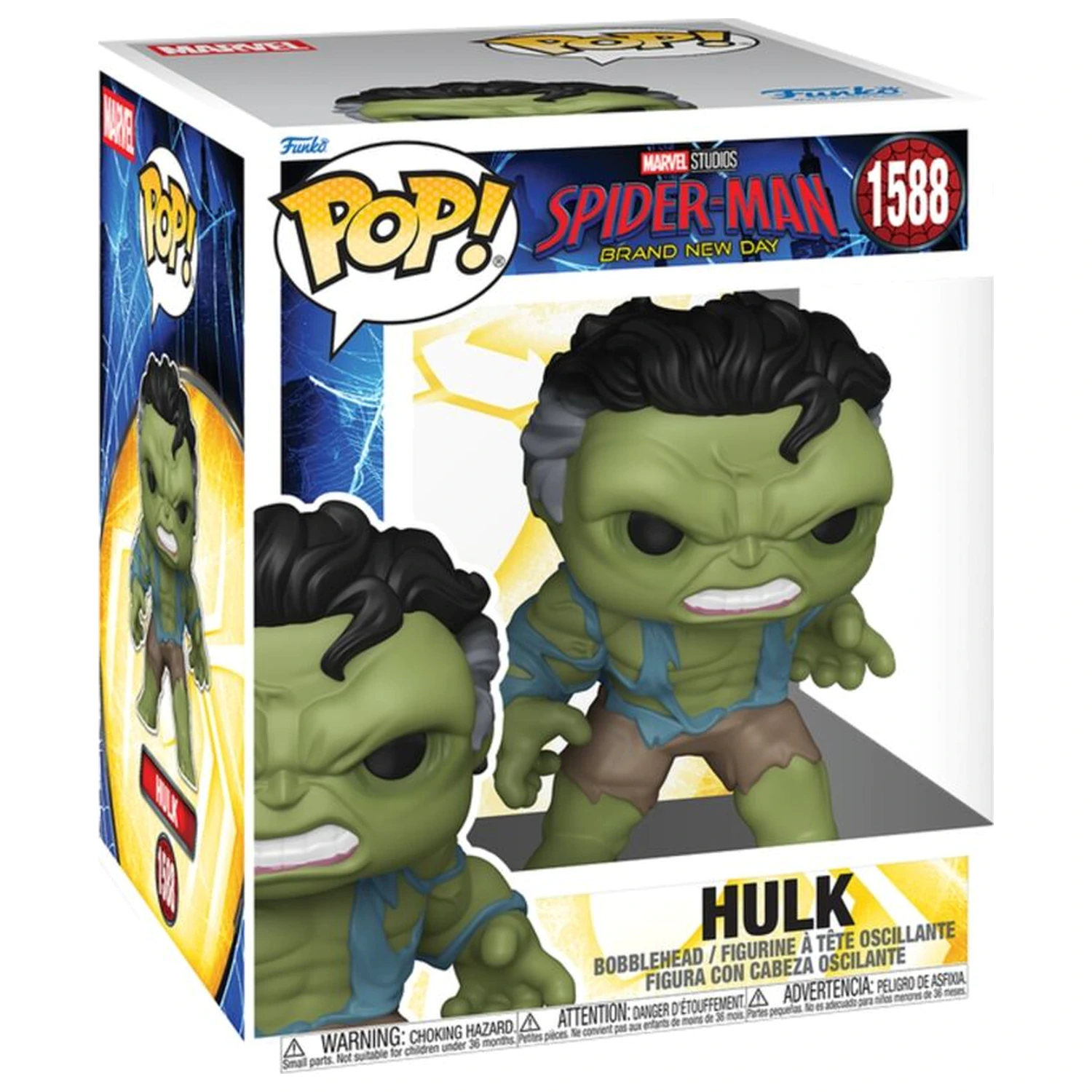 Figurina Funko POP Super Marvel Spider-Man Brand New Day Hulk poza produsului