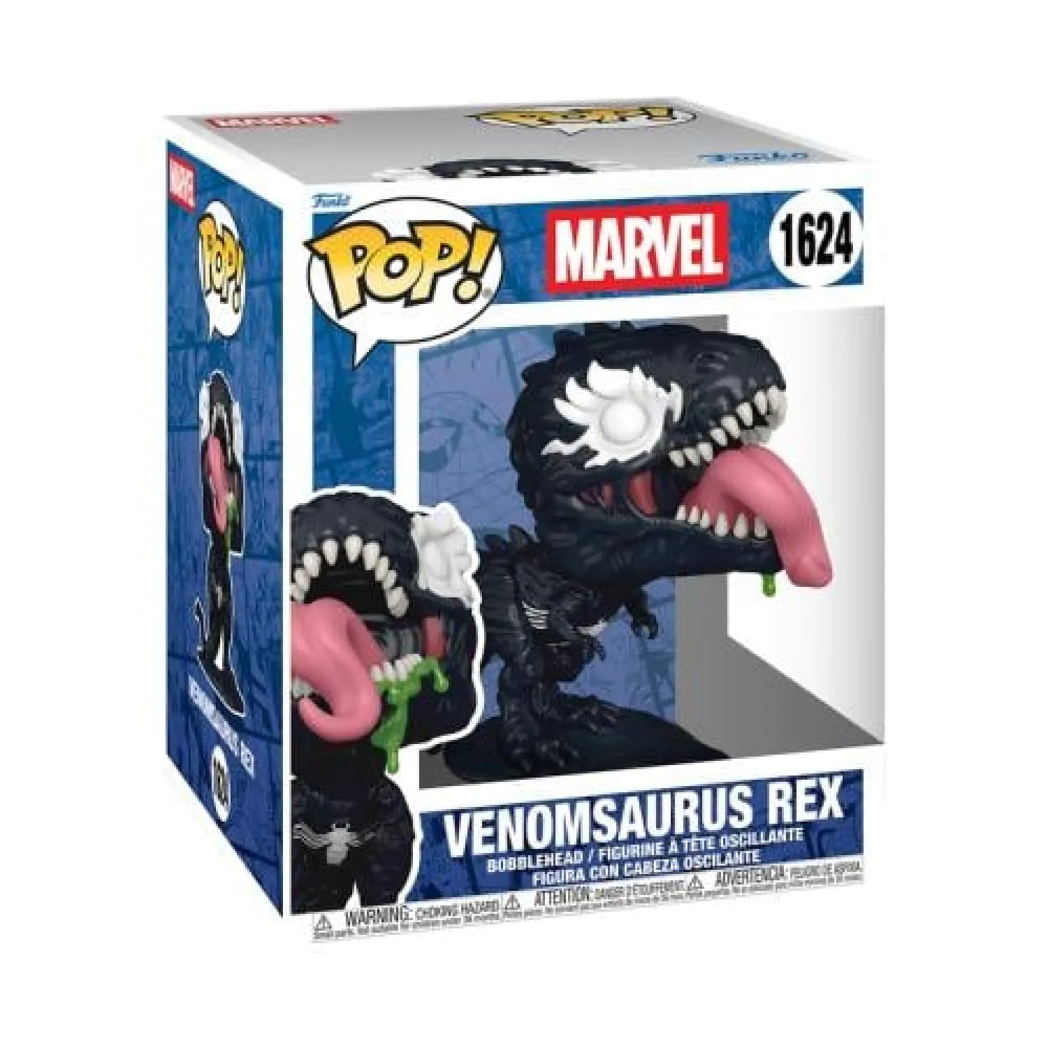 Figurina Funko POP Super Marvel Venomsaurus Rex poza produsului