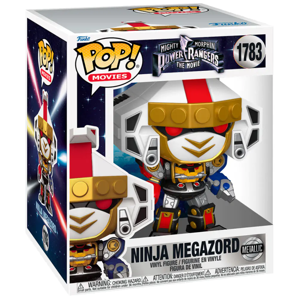 Funko POP figurina Super Mighty Morphin Power Rangers Ninja Megazord poza produsului