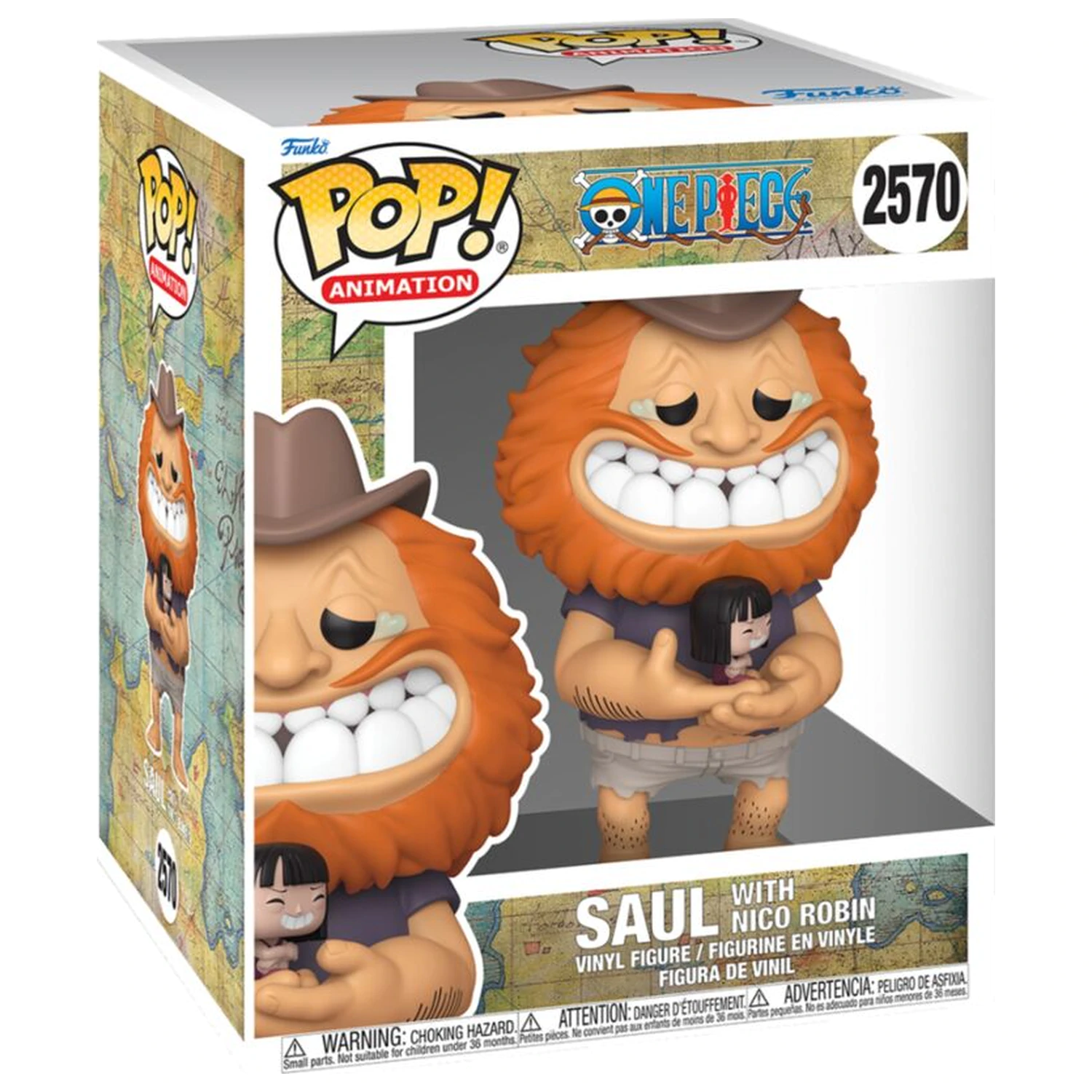 Funko POP figura Super One Piece Saul With Nico Robin poza produsului