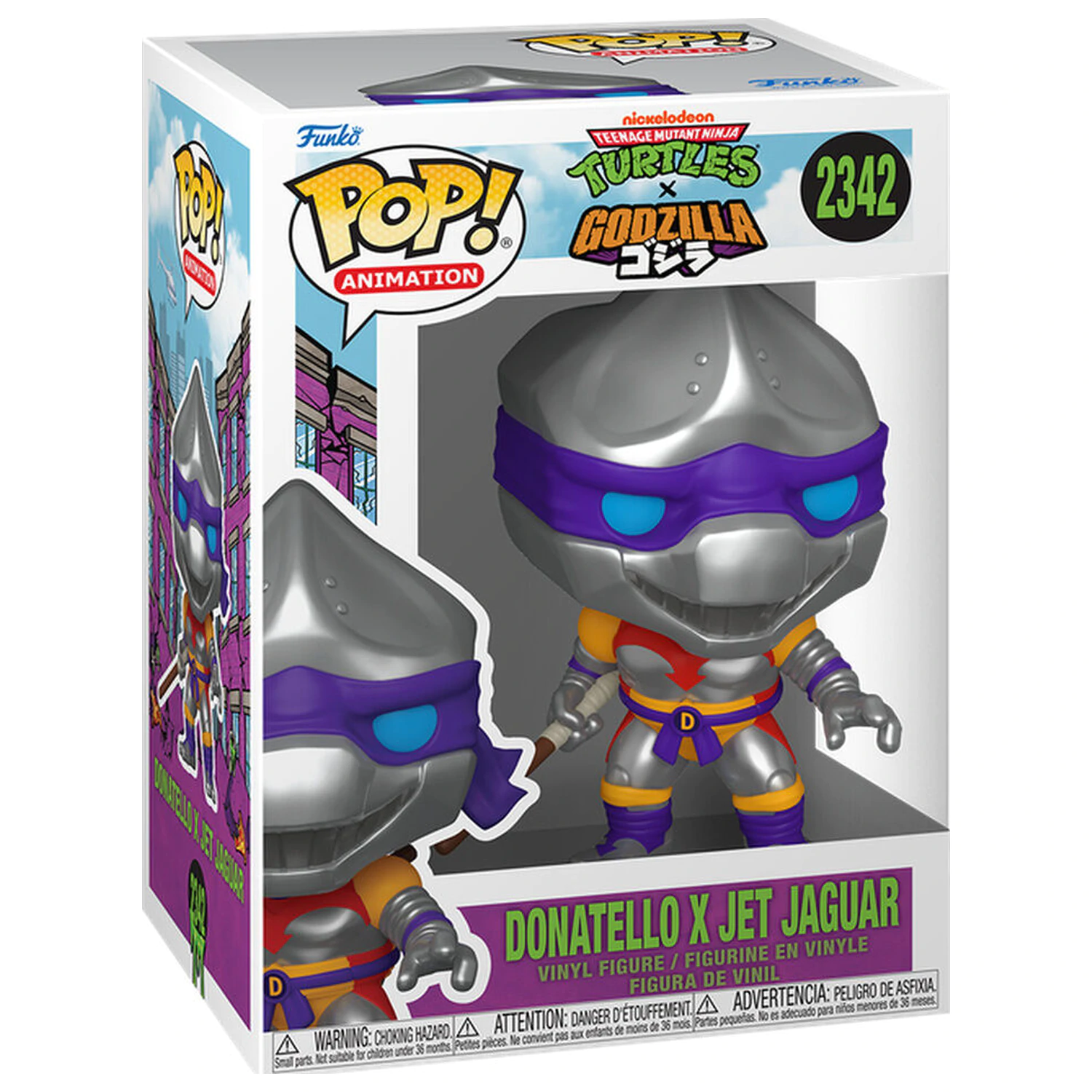 Figurina Funko POP Teenage Mutant Ninja Turtles x Godzilla - Donatello x Jet Jaguar poza produsului