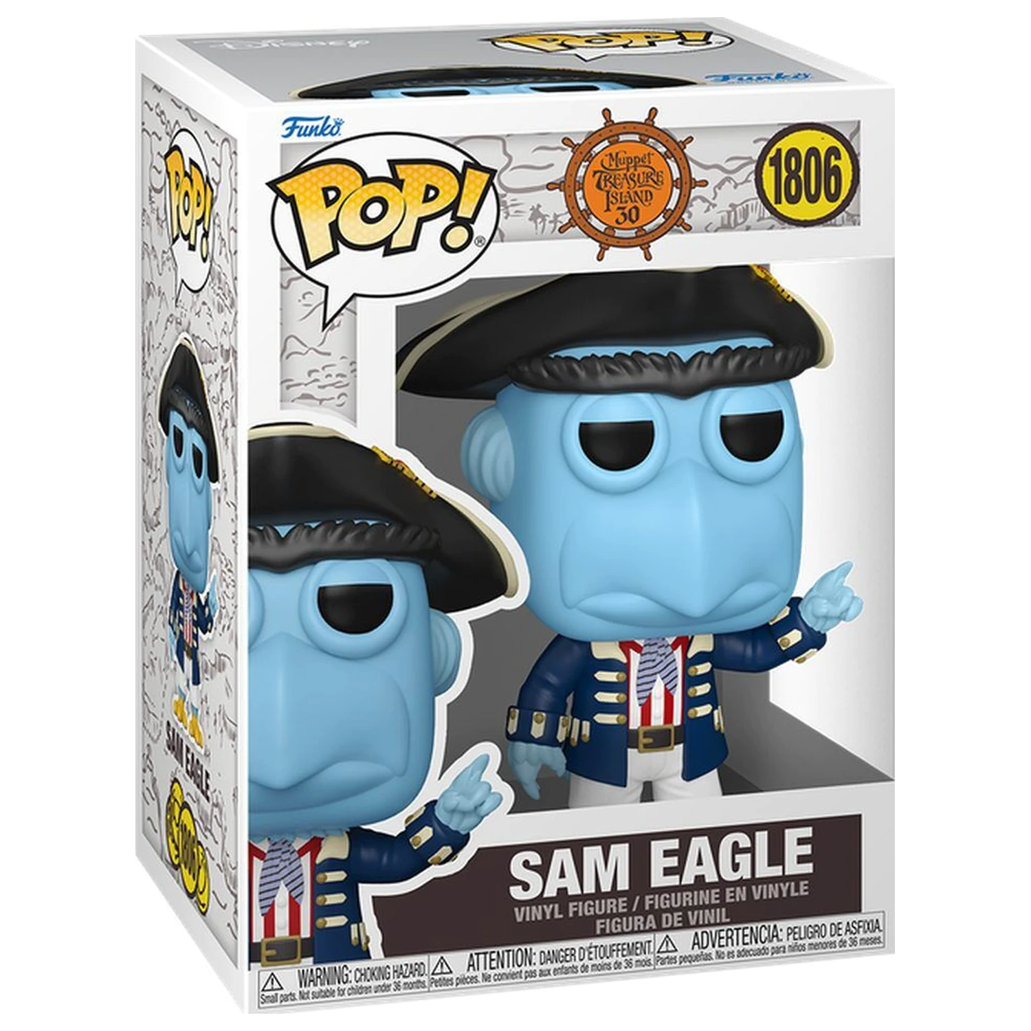 Funko POP figurina The Muppet Muppet Treasure Island Sam Eagle poza produsului