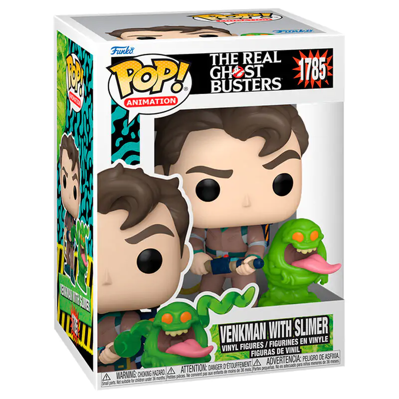Figurină Funko POP The Real Ghostbuster Venkman with Slimer poza produsului