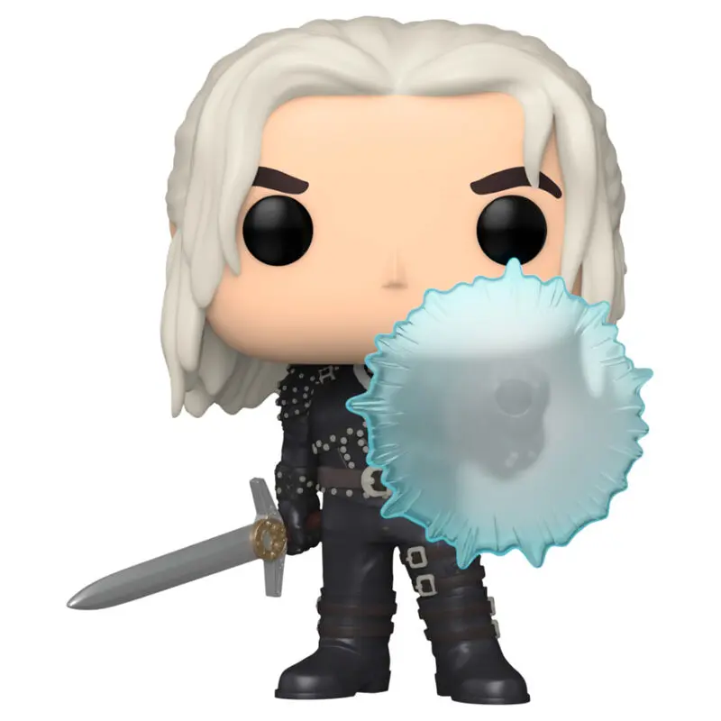 The Witcher POP! TV Figurina Vinyl Geralt (Scut) 9 cm poza produsului