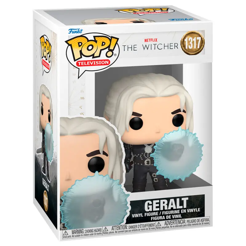 The Witcher POP! TV Figurina Vinyl Geralt (Scut) 9 cm poza produsului