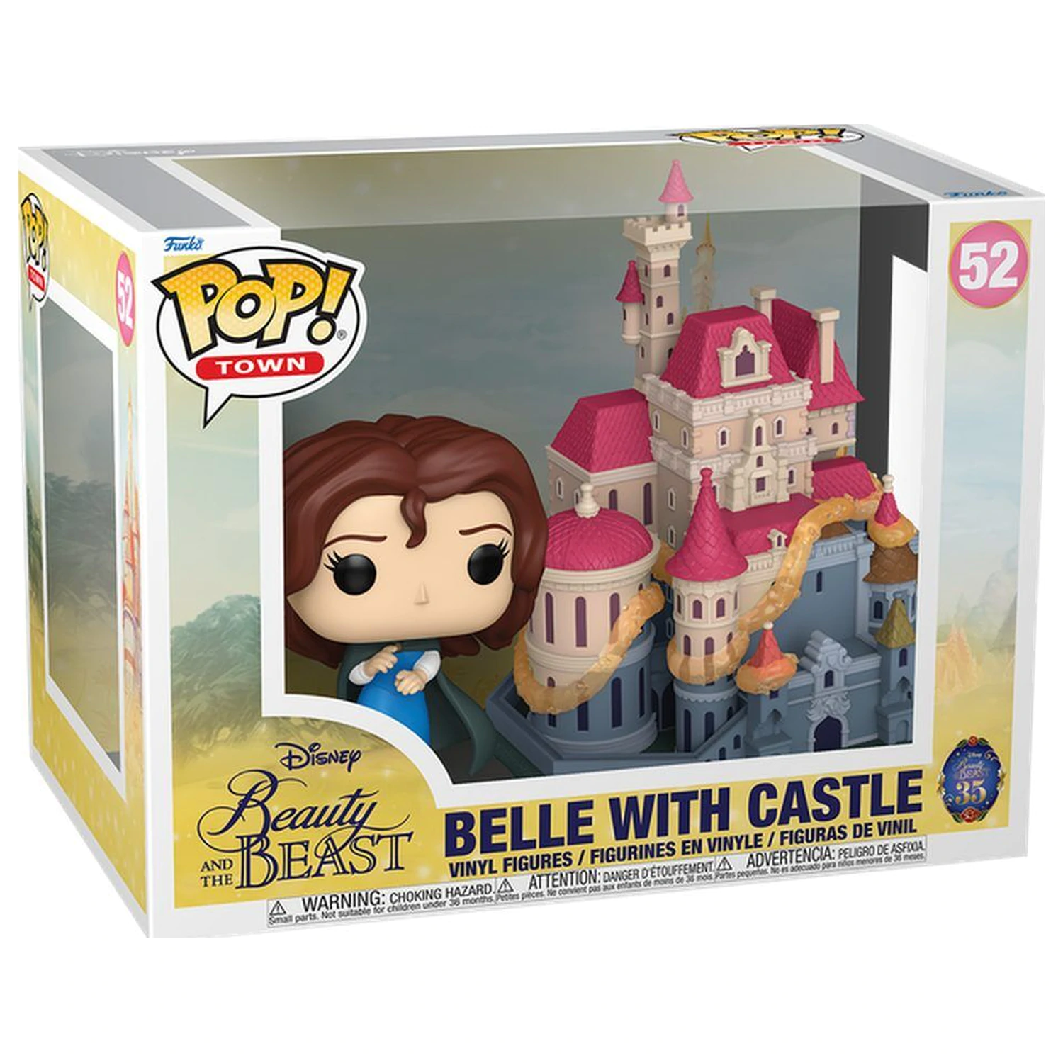Funko POP figura Town Disney Beauty And The Beast Towns Belle with Castle poza produsului