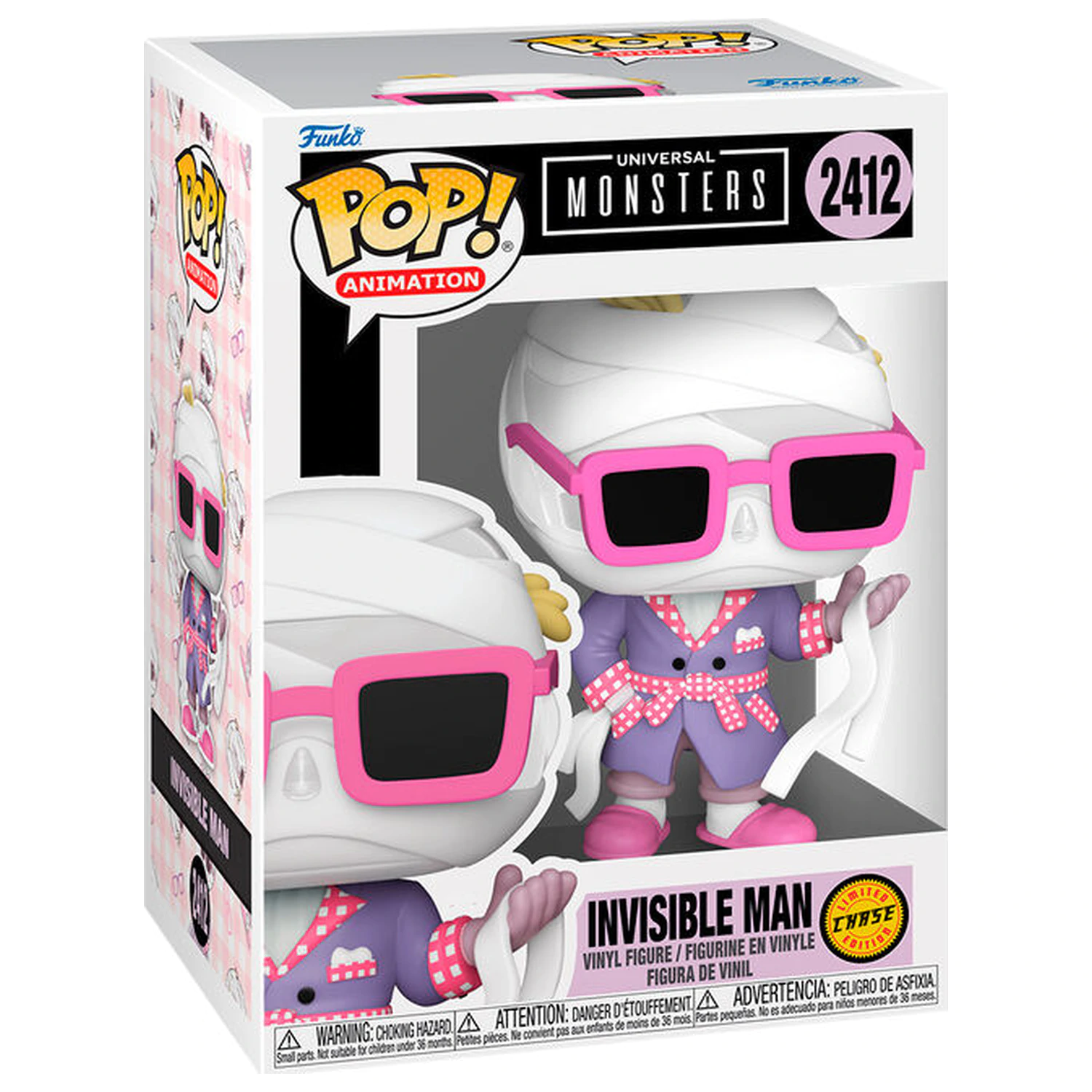 Funko POP figurina Universal Monsters Invisible Man Chase poza produsului