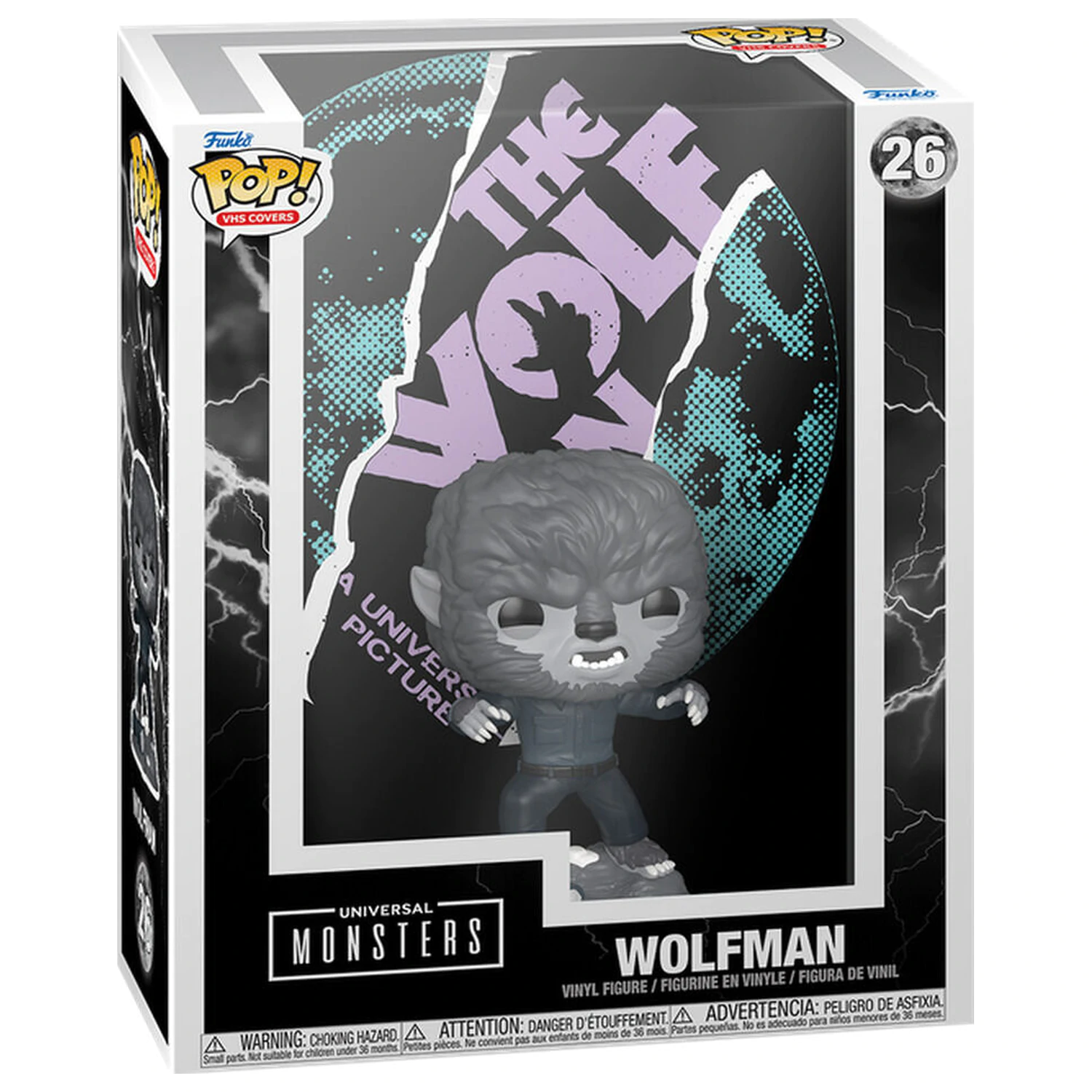 Funko POP figura VHS Universal Monsters Wolfman poza produsului