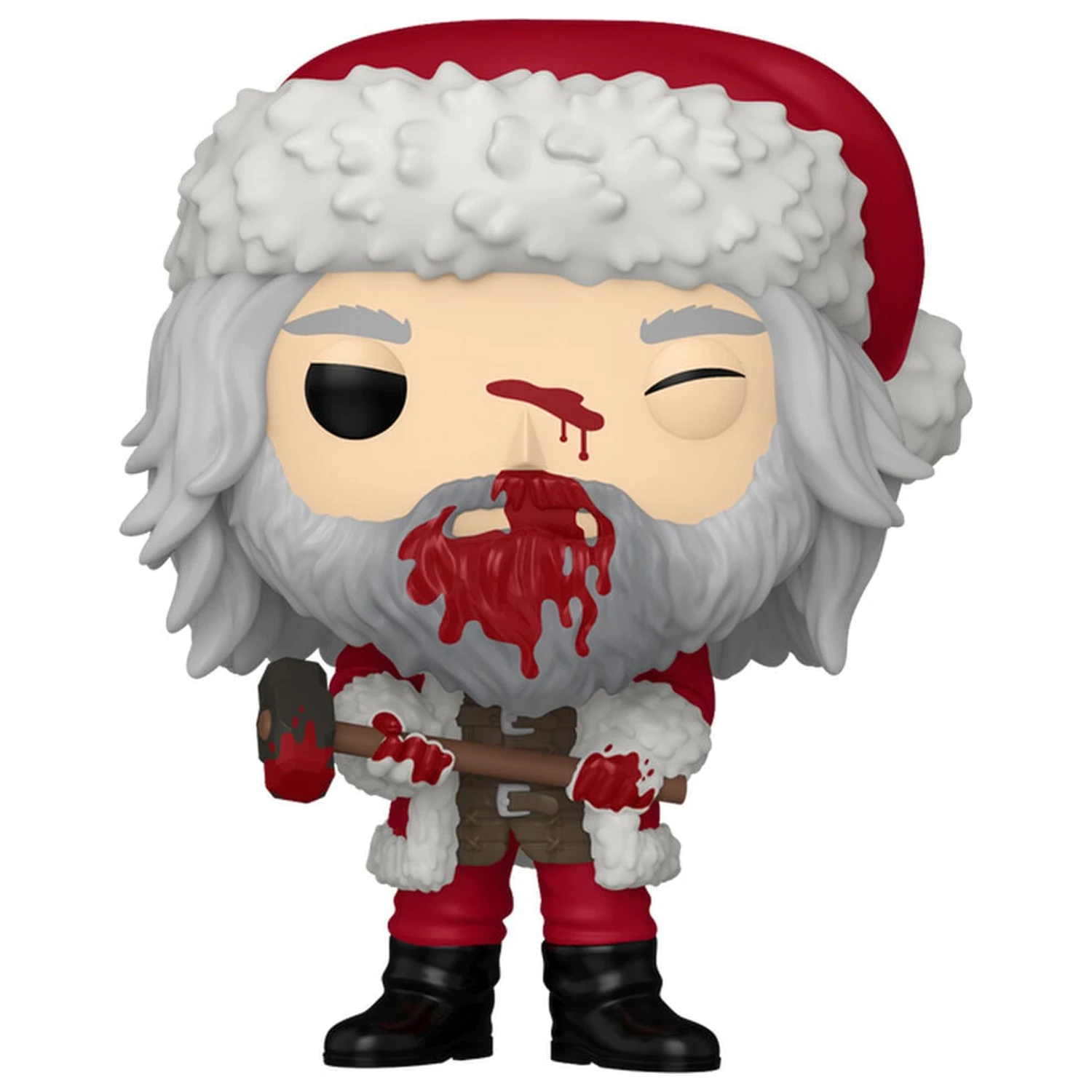 Figurina Funko POP Violent Night Santa Claus cu Skullcrusher poza produsului