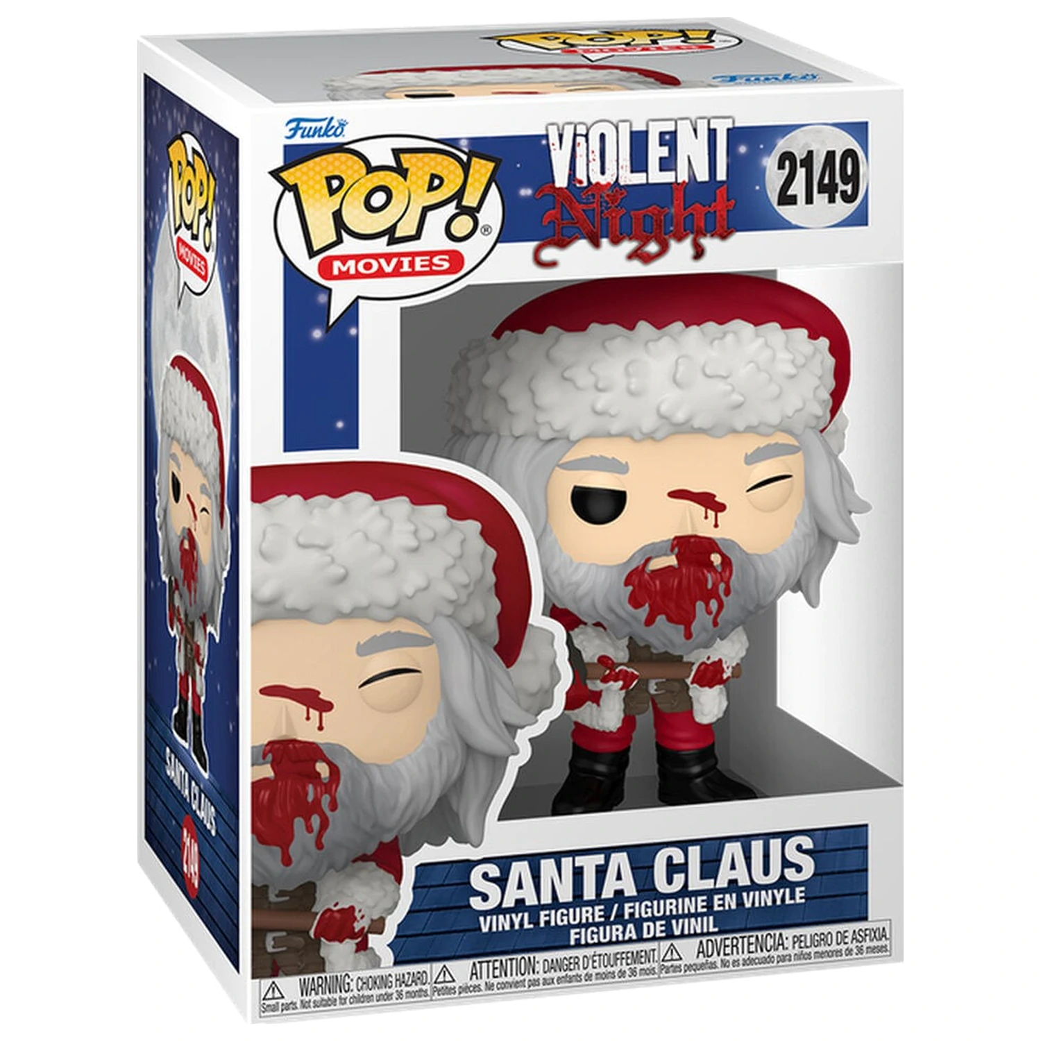 Figurina Funko POP Violent Night Santa Claus cu Skullcrusher poza produsului