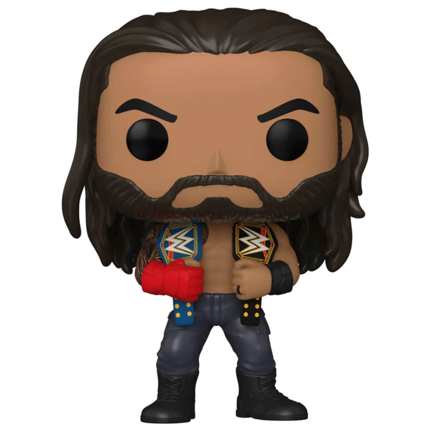 WWE POP! Figurină Vinyl Roman Reigns w/Belts 9 cm poza produsului
