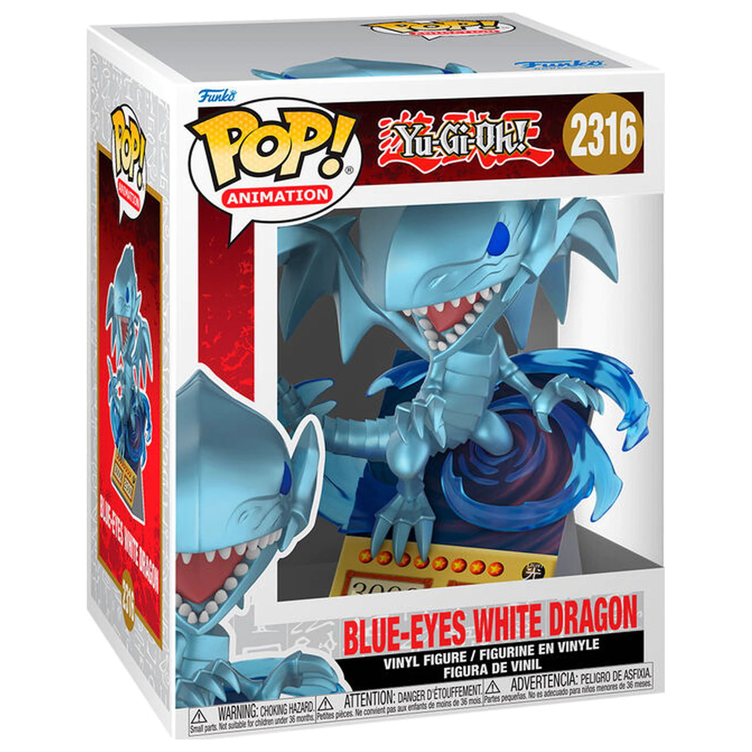Funko POP figura Premium Yu-Gi-Oh! Blue-Eyes White Dragon poza produsului