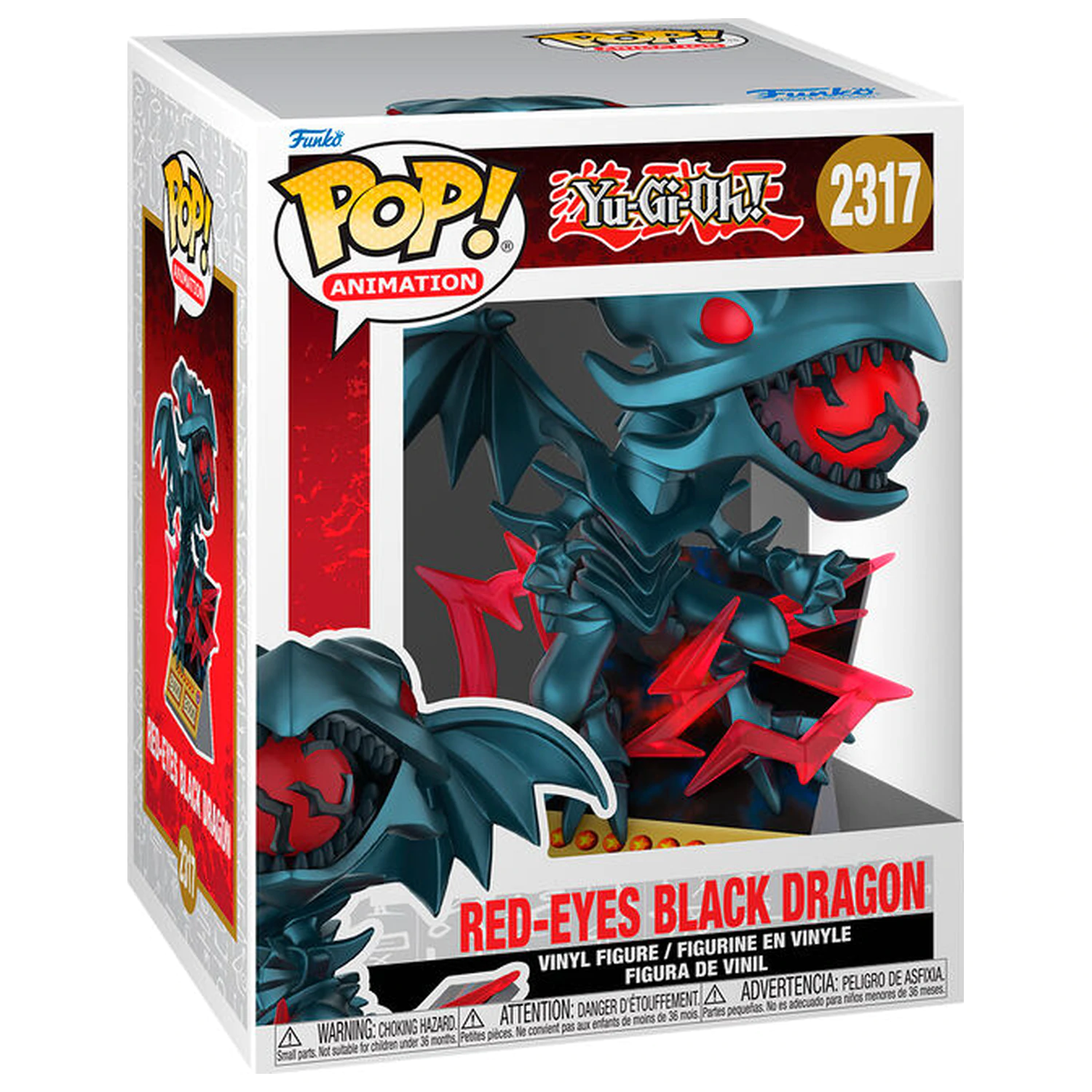 Figurină Funko POP Premium Yu-Gi-Oh! Red-Eyes Black Dragon poza produsului