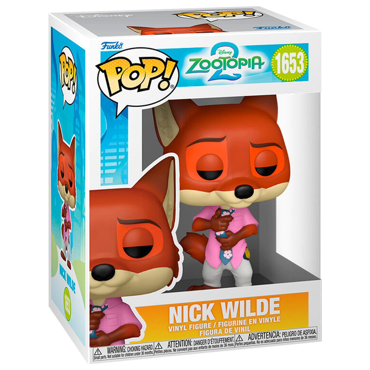 Figurina Funko POP Zootopia 2 Nick Wilde poza produsului