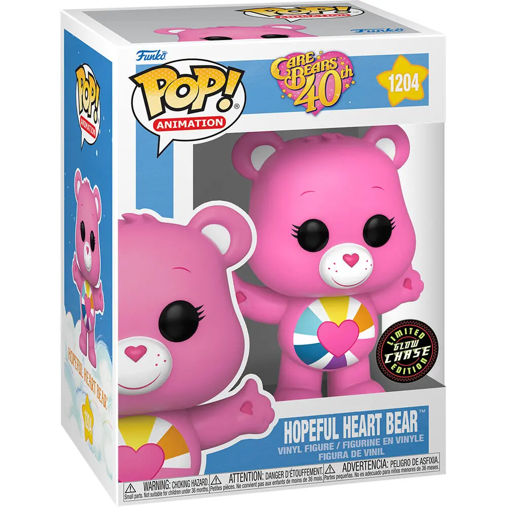 Figurină POP Care Bears 40th Anniversary Hopeful Heart Bear Chase poza produsului