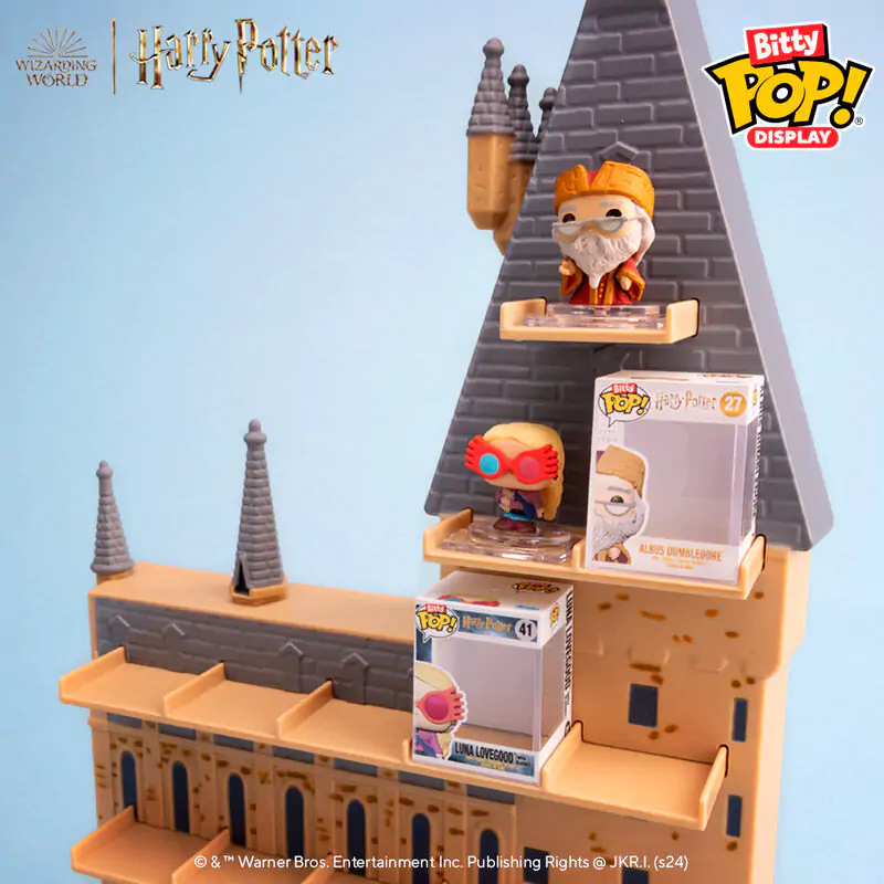 Bitty Funko POP Display Harry Potter Hogwarts Castle suport poza produsului