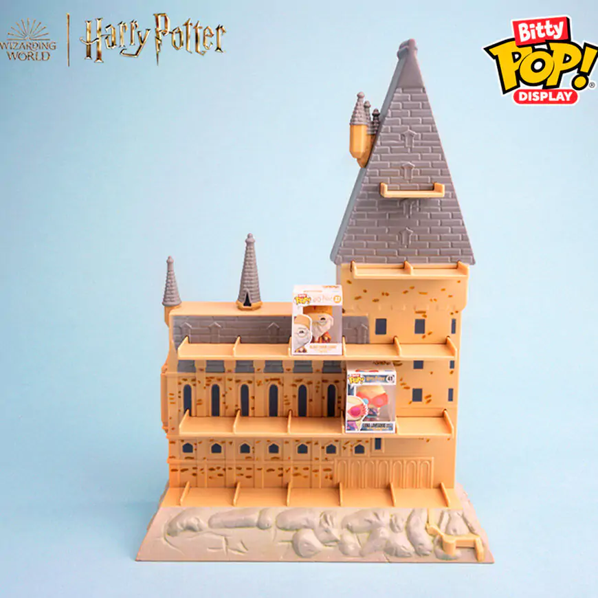 Bitty Funko POP Display Harry Potter Hogwarts Castle suport poza produsului