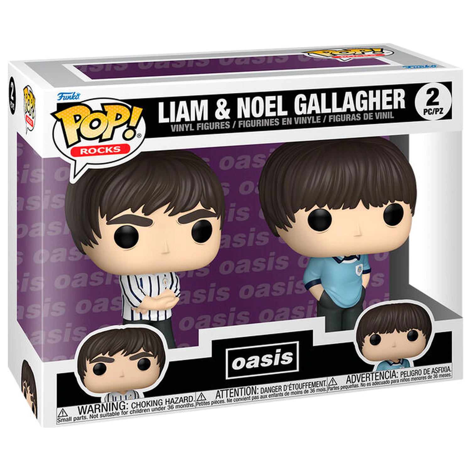 Funko POP pachet 2 figurine Oasis Liam & Noel Gallagher poza produsului