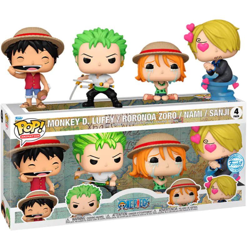 Funko POP pachet 4 figurine One Piece Exclusive poza produsului