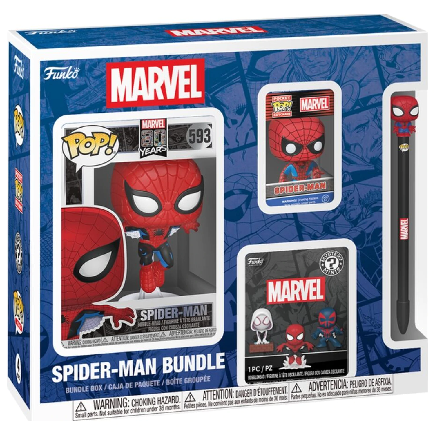 Funko POP Pack Bundle Marvel Spider-Man poza produsului