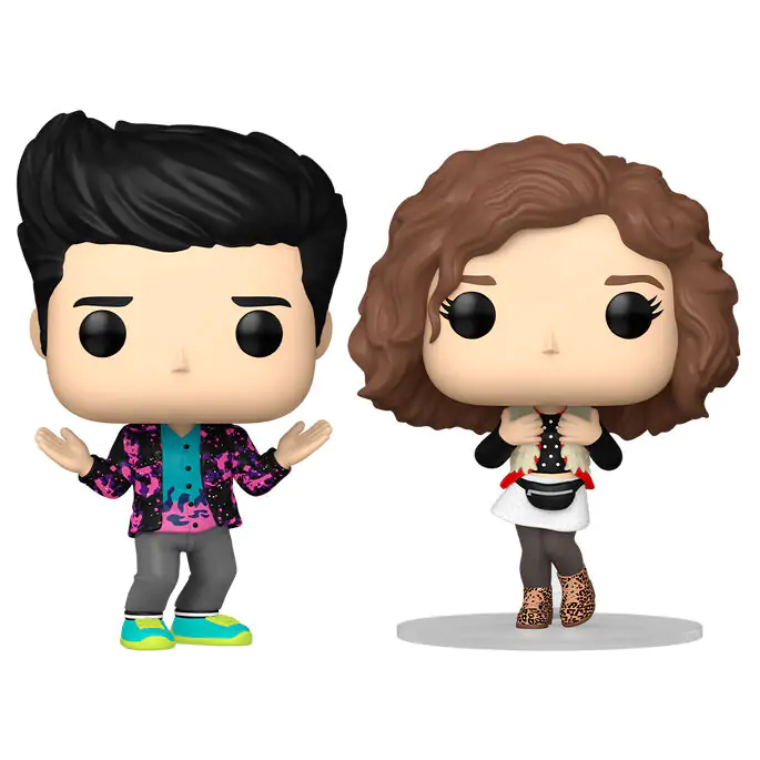 Blister 2 figurine Funko POP Parks and Recreation Dont Be Suspicious Jean-Ralphio & Mona-Lisa poza produsului