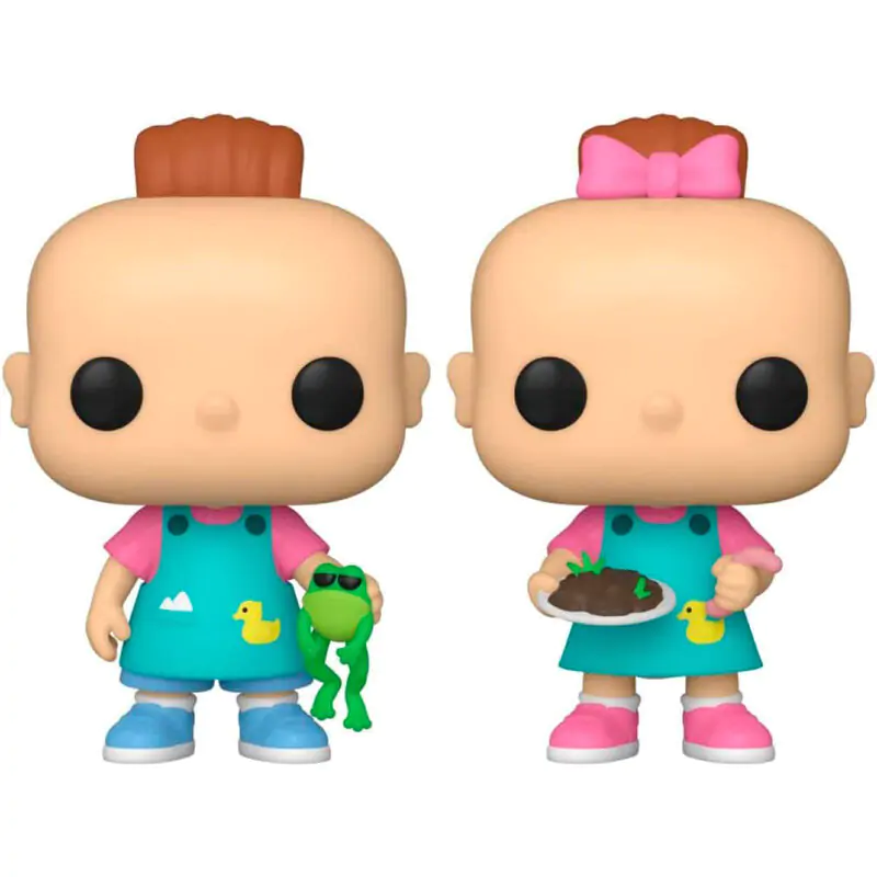 POP pachet 2 figurine Rugrats Phil & Lil Exclusive poza produsului