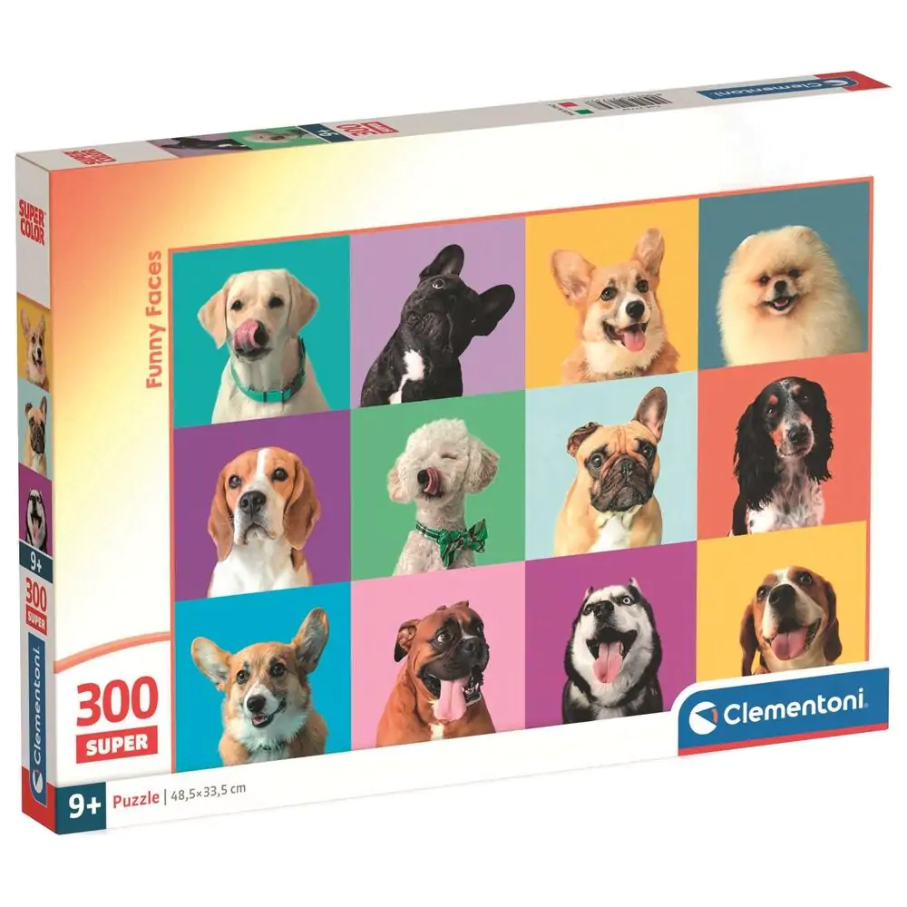 Funny Faces super puzzle 300 piese poza produsului