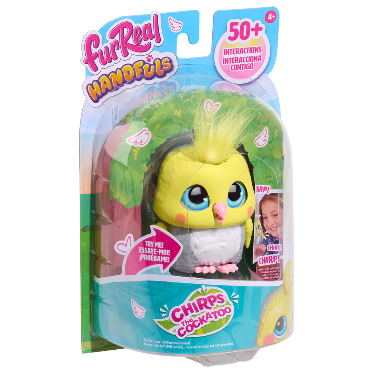 FurReal Handfuls Cockatoo Papusa interactiva poza produsului