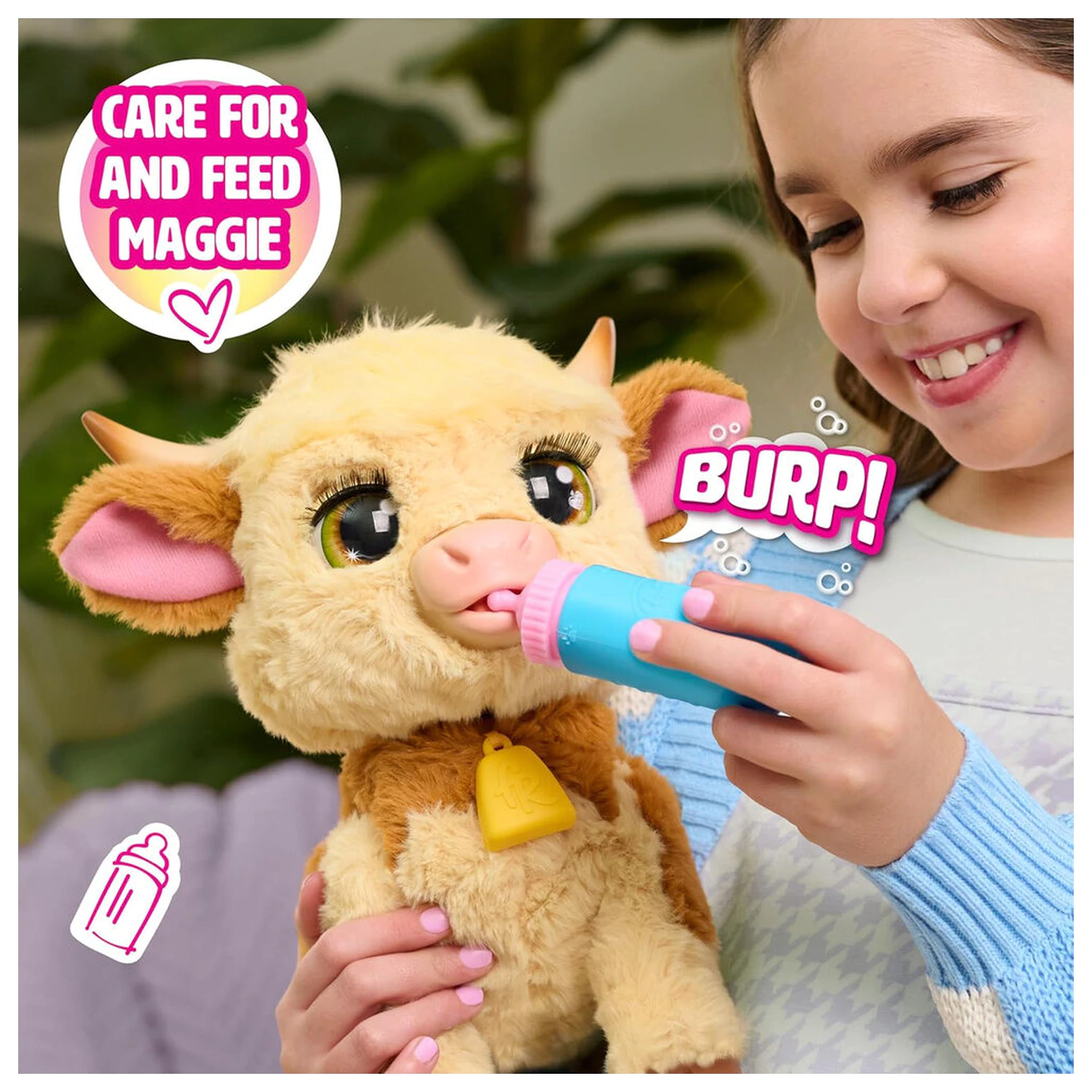 FurReal Maggie the Cow Jucărie interactivă de pluș poza produsului