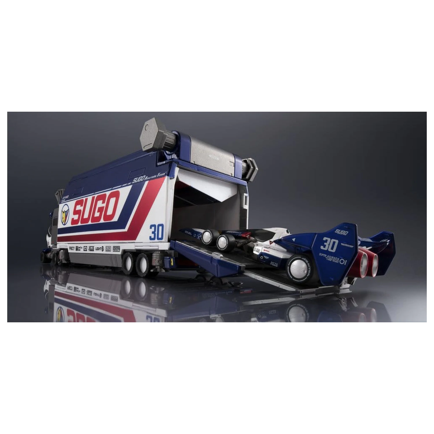 Colecția Future GPX Cyber Formula Vehicule 2-Pack Sugolegerd 10V5000 si Super Asurada 01 Circuit Mode Heritage Edition DX 22 cm poza produsului