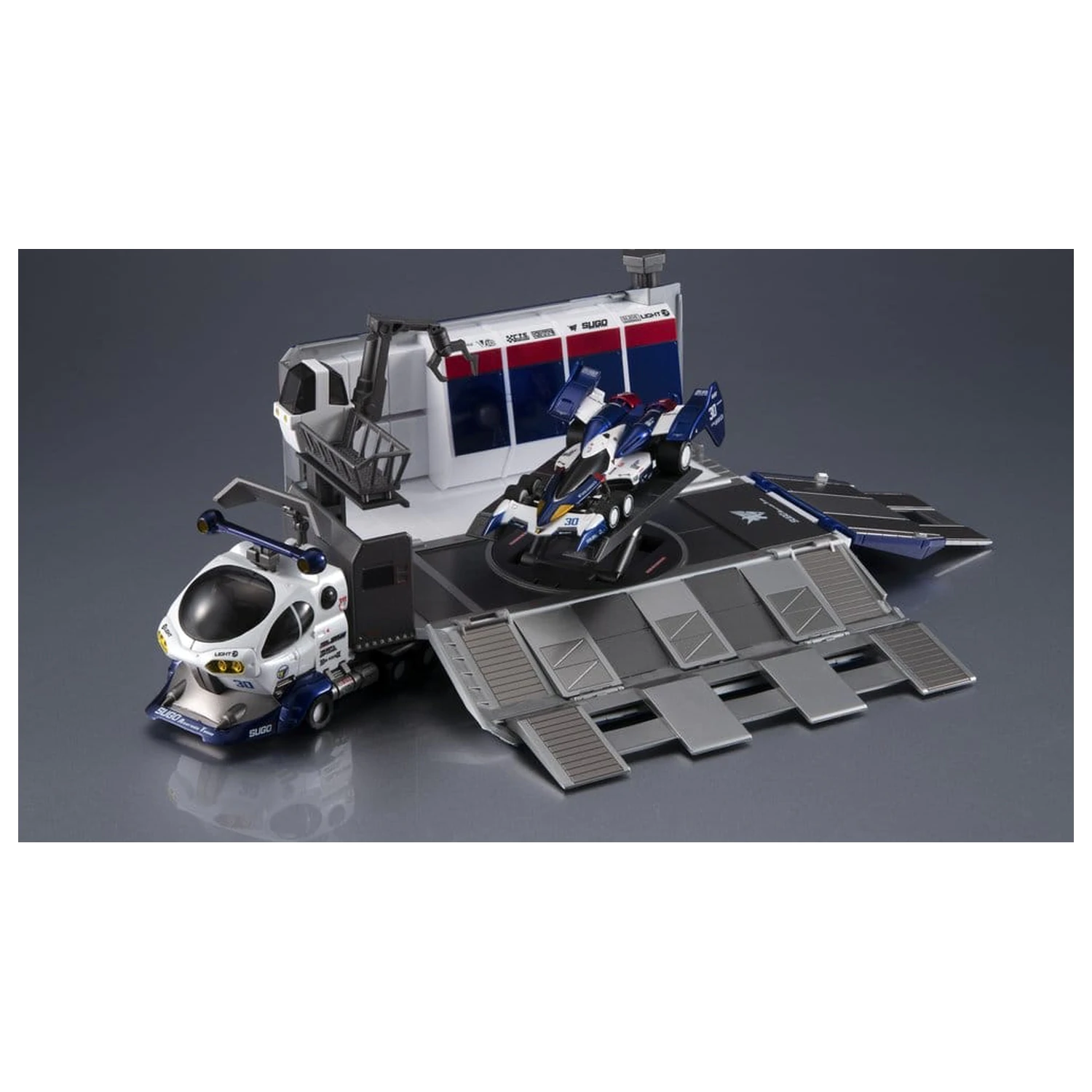 Colecția Future GPX Cyber Formula Vehicule 2-Pack Sugolegerd 10V5000 si Super Asurada 01 Circuit Mode Heritage Edition DX 22 cm poza produsului