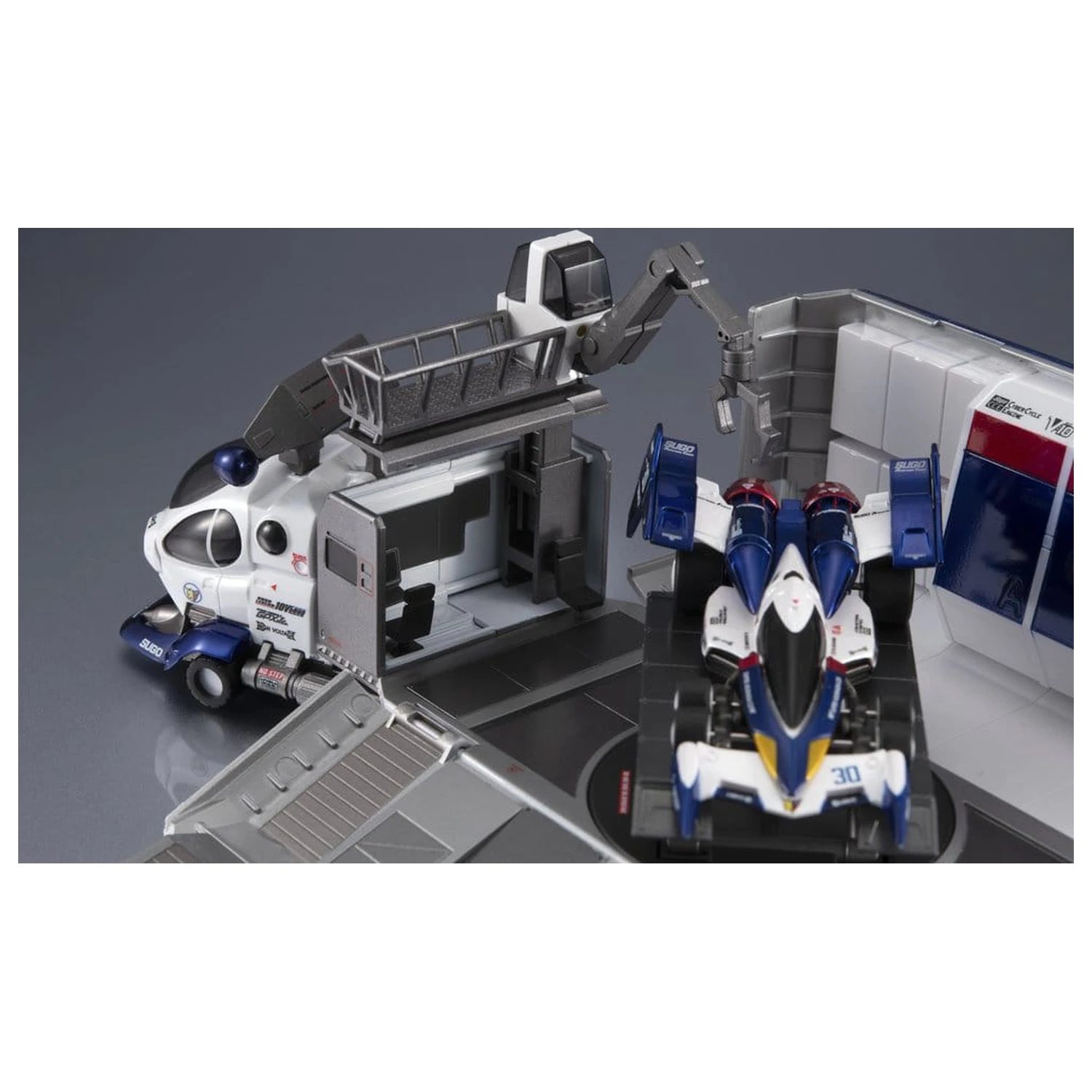 Colecția Future GPX Cyber Formula Vehicule 2-Pack Sugolegerd 10V5000 si Super Asurada 01 Circuit Mode Heritage Edition DX 22 cm poza produsului