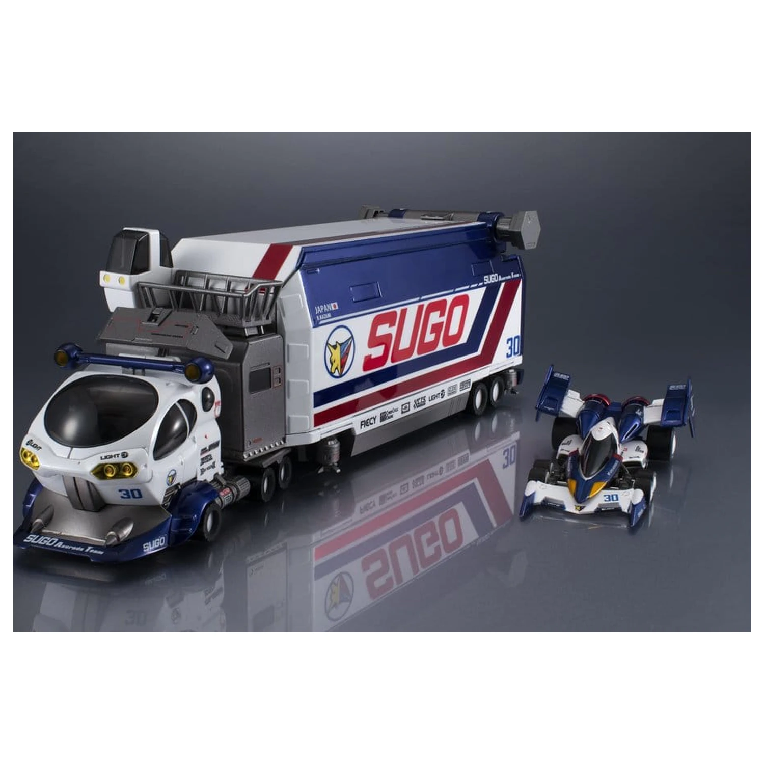 Future GPX Cyber Formula Colecție Vehicule 2 pachete Sugolegerd 10V5000 & Super Asurada 01 Circuit Mode -Heritage Edition- DX 22 cm (cu cadou) poza produsului