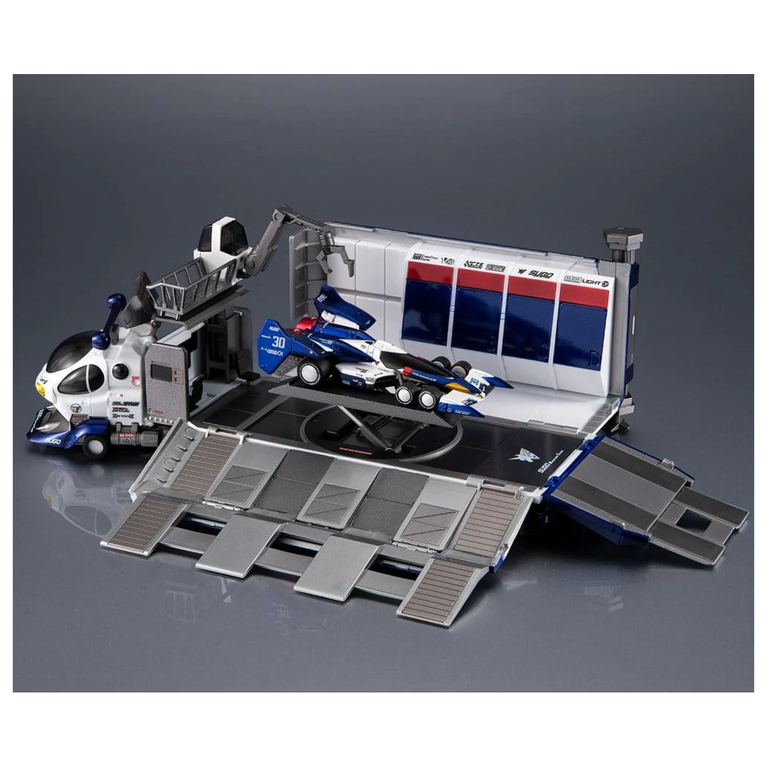 Future GPX Cyber Formula Colecție Vehicule 2 pachete Sugolegerd 10V5000 & Super Asurada 01 Circuit Mode -Heritage Edition- DX 22 cm (cu cadou) poza produsului