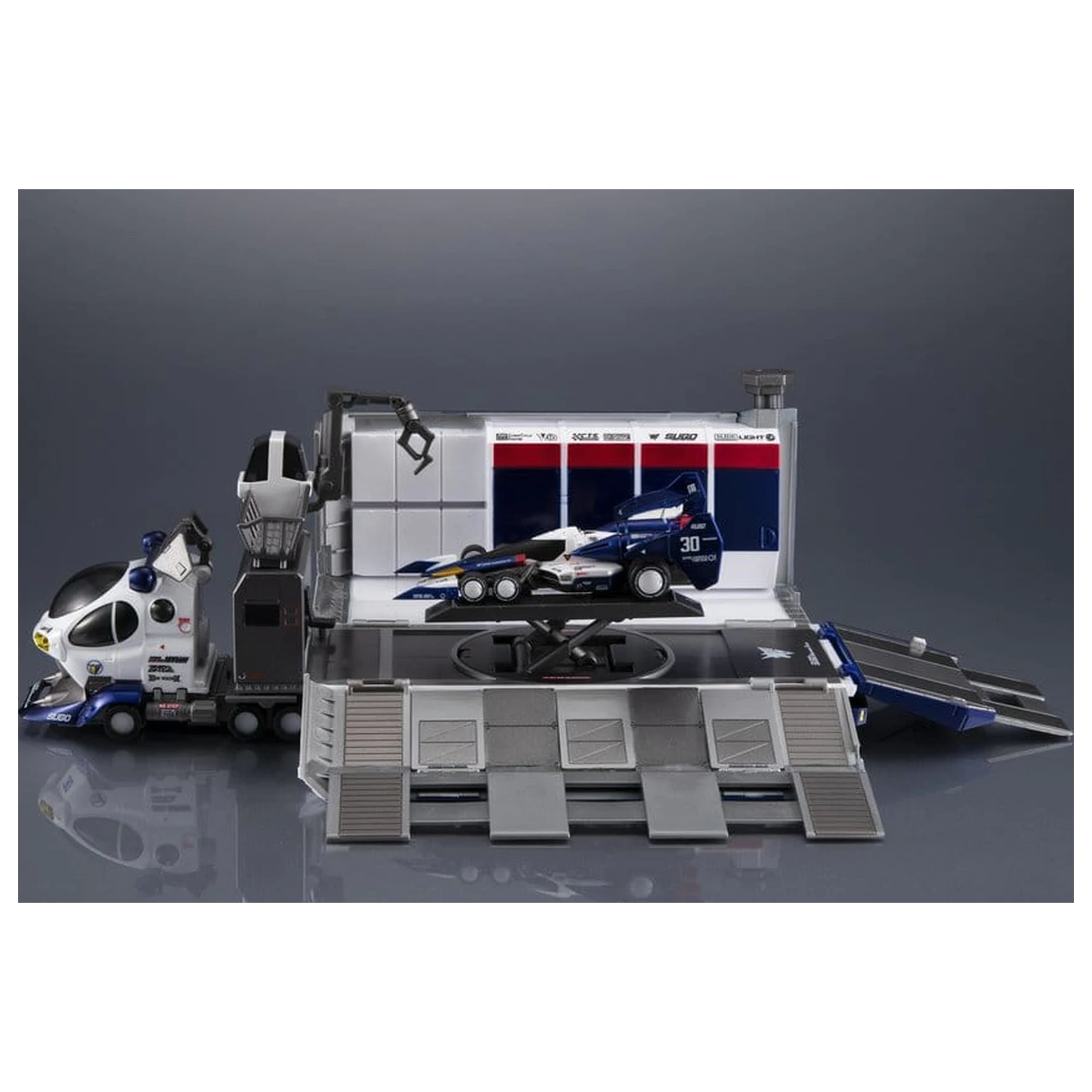 Future GPX Cyber Formula Colecție Vehicule 2 pachete Sugolegerd 10V5000 & Super Asurada 01 Circuit Mode -Heritage Edition- DX 22 cm (cu cadou) poza produsului