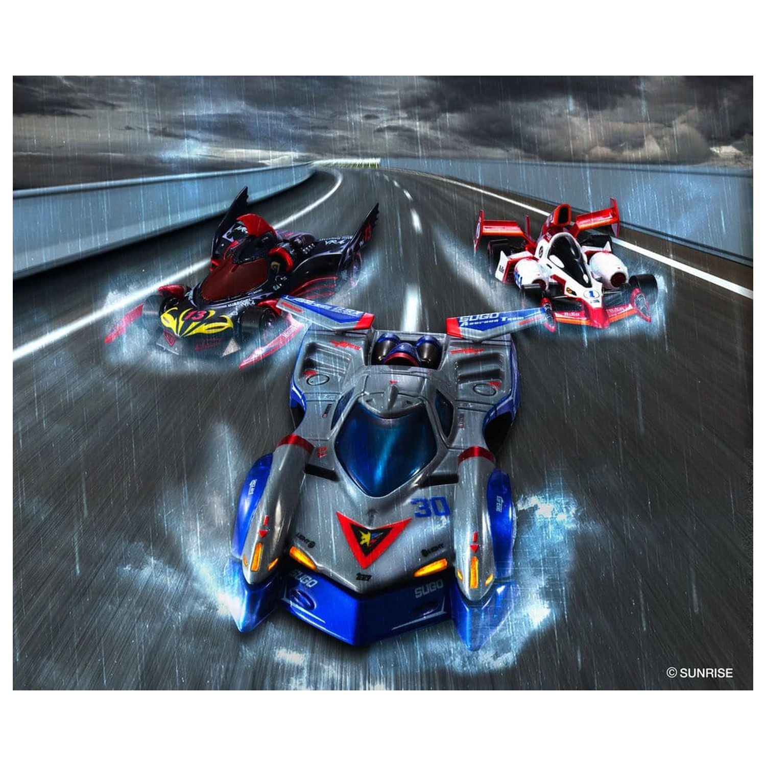 Future GPX Cyber Formula Cyber Formula Collection -Heritage Edition- Set de Vehicule 3 piese Asurada G.S.X Aero Mode & Knight Savior 005 & Missionel VR-4 poza produsului