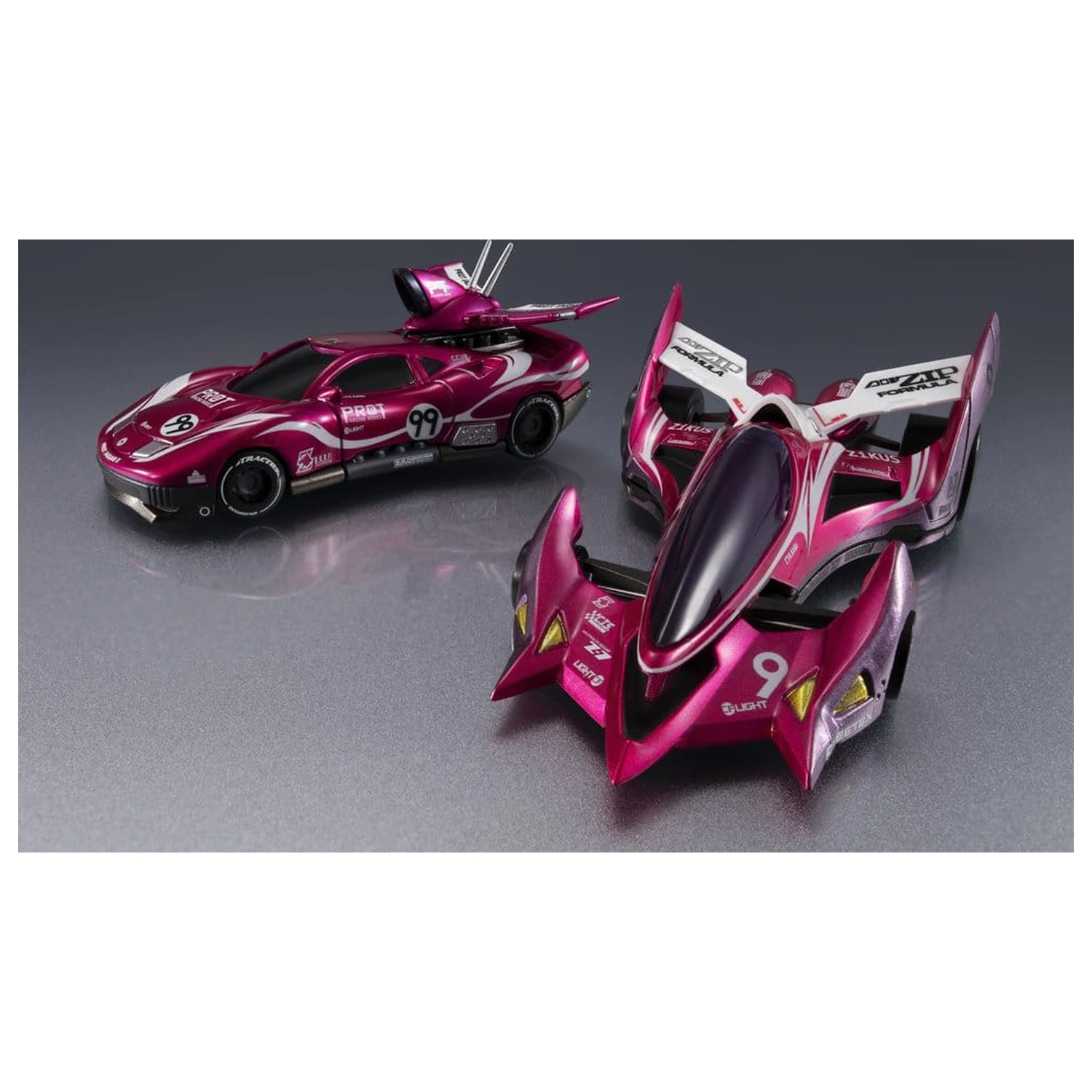 Future GPX Cyber Formula Cyber Formula Collection -Heritage Edition- Pachet de 2 vehicule Proto Jaguar Z-6 & Aoi Stealth Jaguar Z-7 poza produsului