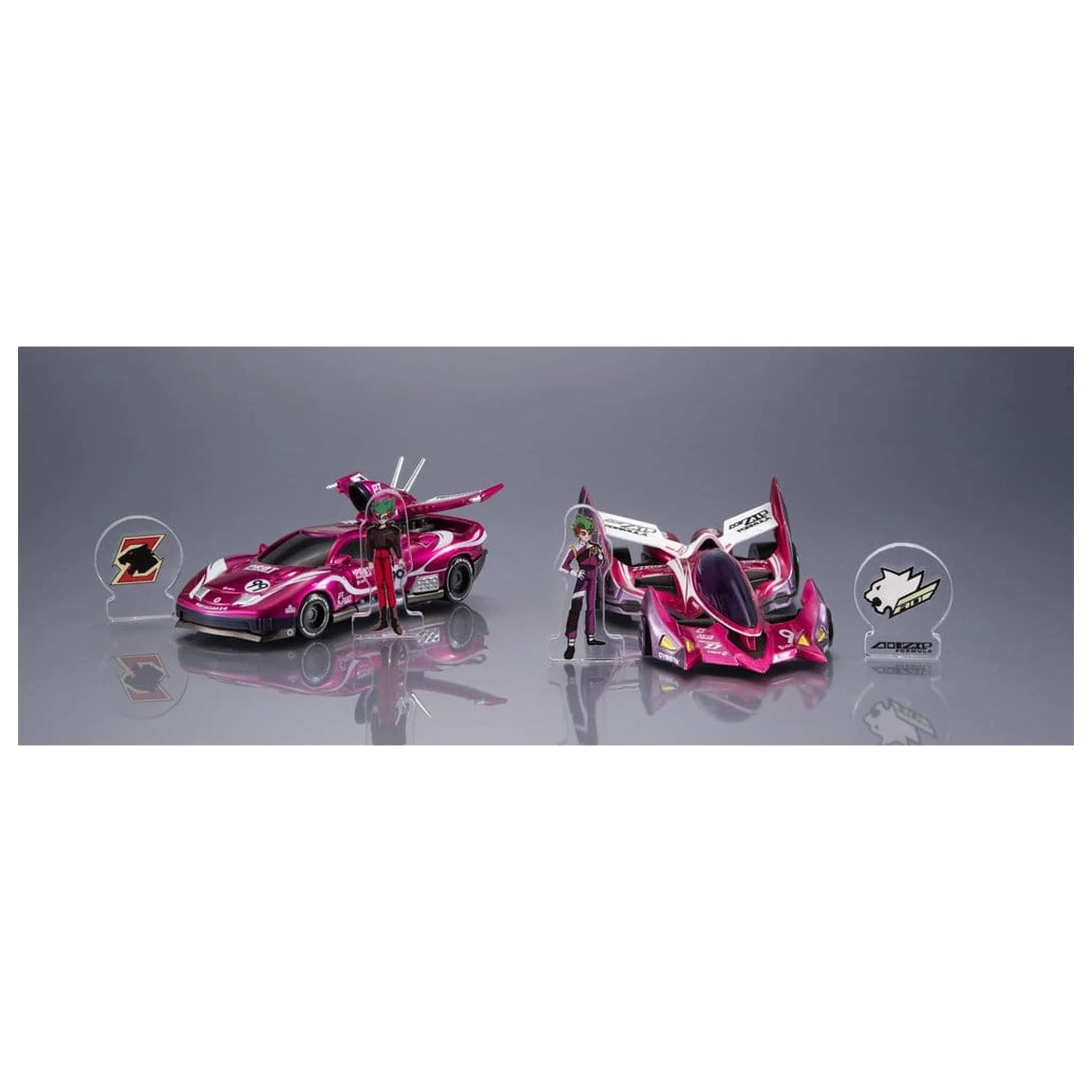 Future GPX Cyber Formula Cyber Formula Collection -Heritage Edition- Pachet de 2 vehicule Proto Jaguar Z-6 & Aoi Stealth Jaguar Z-7 poza produsului