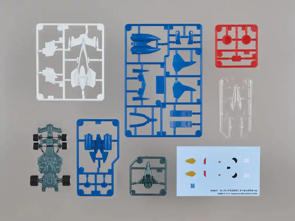 Future GPX Cyber Formula Vehicule pachet 3 Super Asurada 01 Circuit Mode & AKnight Savior 005 & Ishzark Renewal Repeat Edition model kit 11 cm (cu cadou) poza produsului