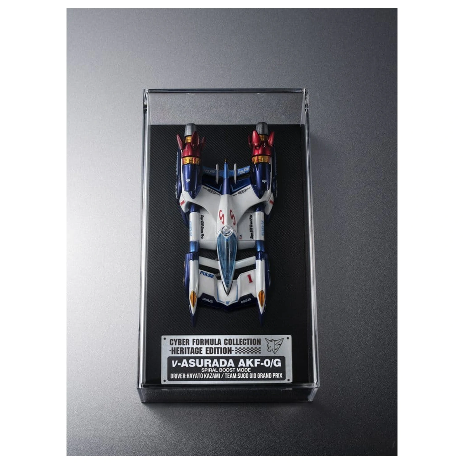 Future GPX Cyber Formula Sin Variable Action Vehicle vAsurada AKF-0/G spiral boost mode Heritage Edition 9 cm poza produsului