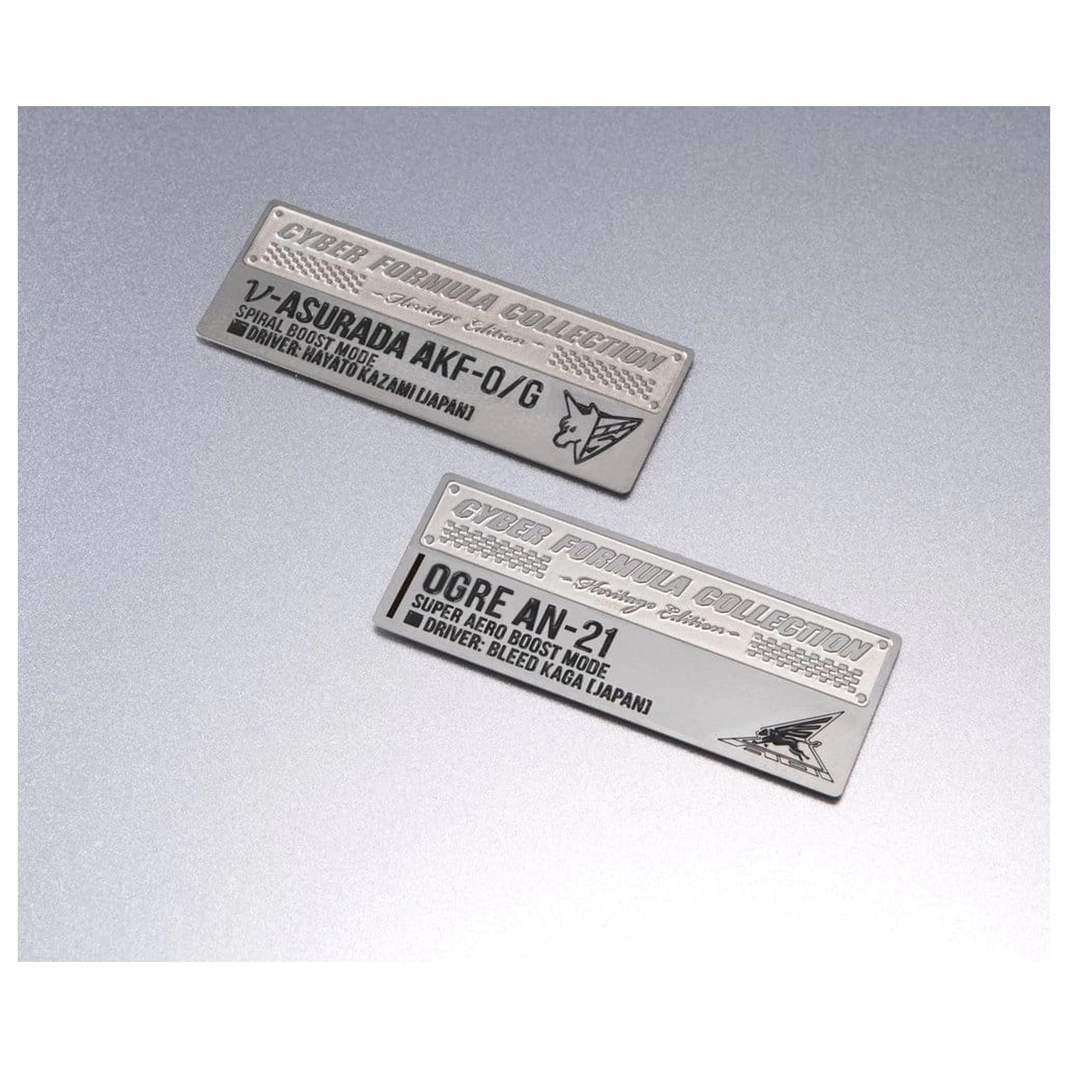 Future GPX Cyber Formula Vehicles Pachet de 2 vehicule vAsurada AKF-0/G spiral boost mode si OGRE AN-21 super Aero boost mode Set Heritage Edition 9 cm poza produsului