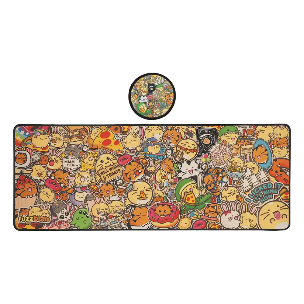 Fuzzballs Pad de Birou si Set de Suporturi pentru Pahare poza produsului