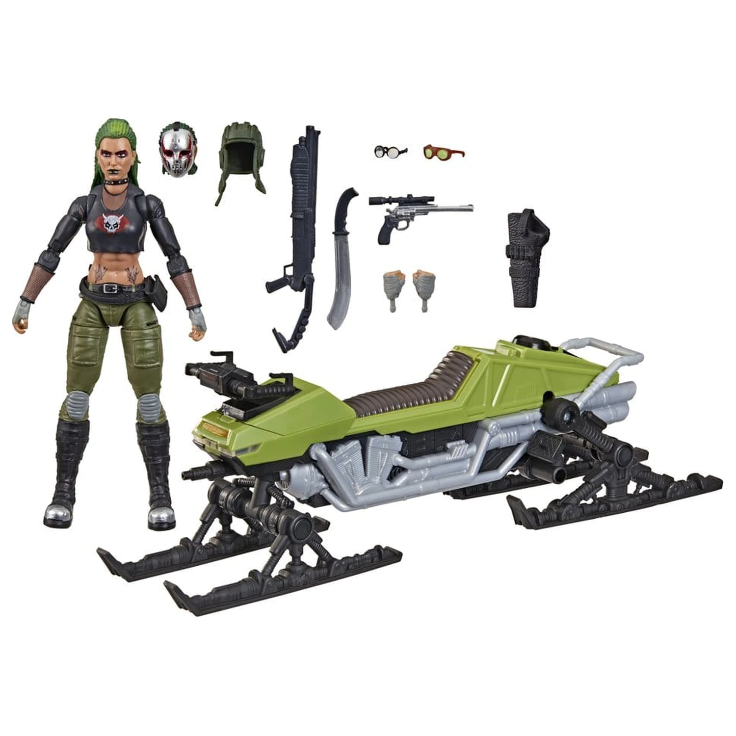 G.I. Joe Classified Series figurina de actiune si set de vehicule #194 Zanya and Dreadnok Chameleon (Swamp Skier) 15 cm poza produsului